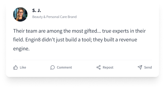 Engin8 - Client Review