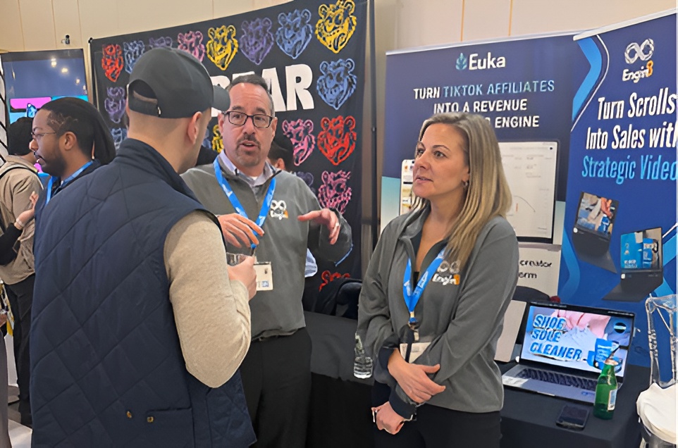 Engin8 Team Talking to the clients