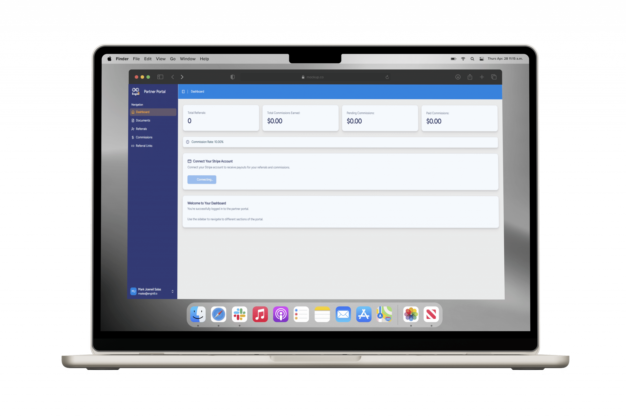 Engin8 - Mockup Design