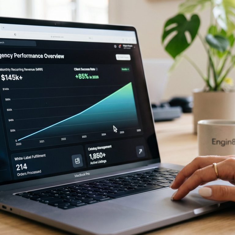 Engin8 white-label ecommerce agency in 2026